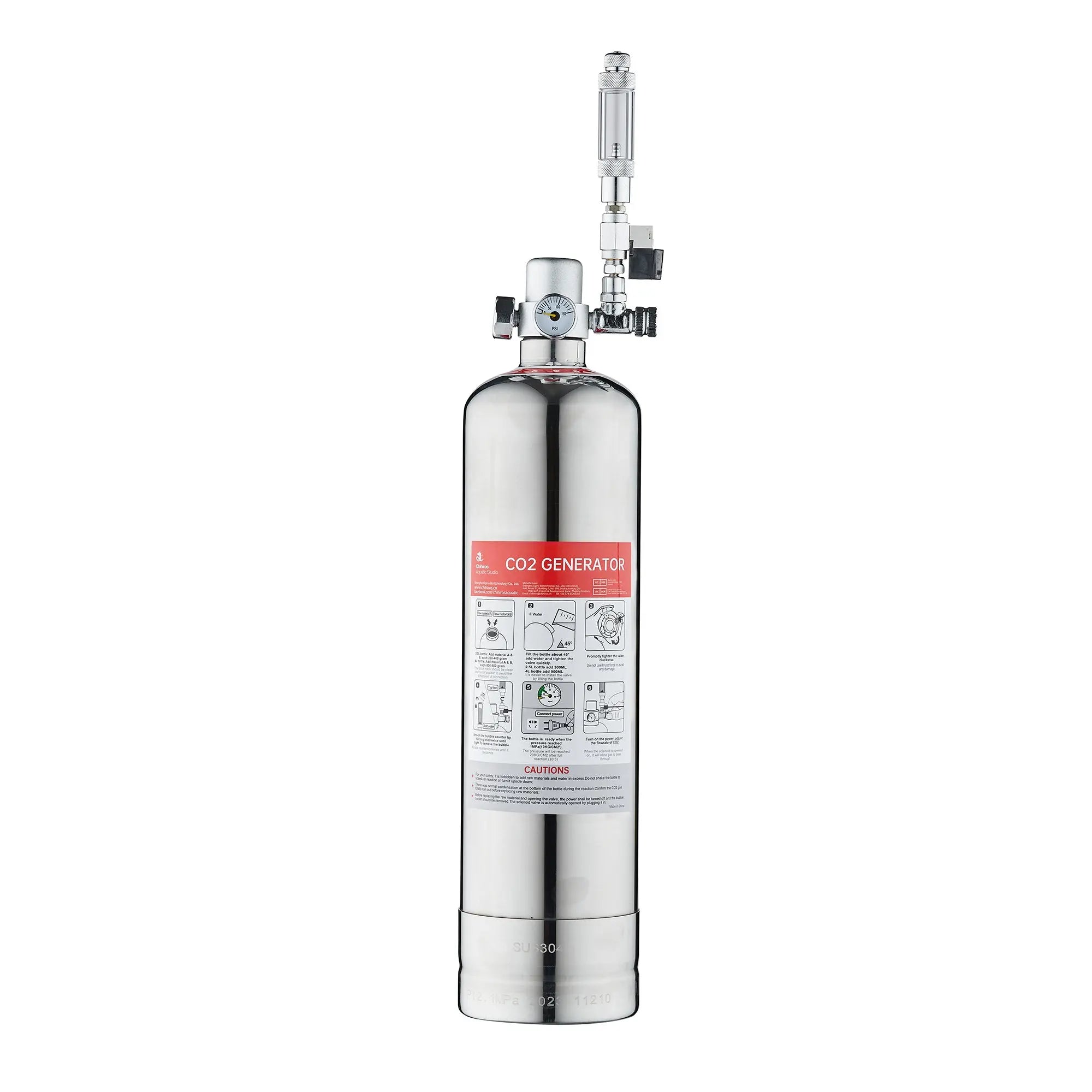 Chihiros CO2 Generator Kit 2.5L – DISCONTINUED (FOR DISPLAY ONLY)