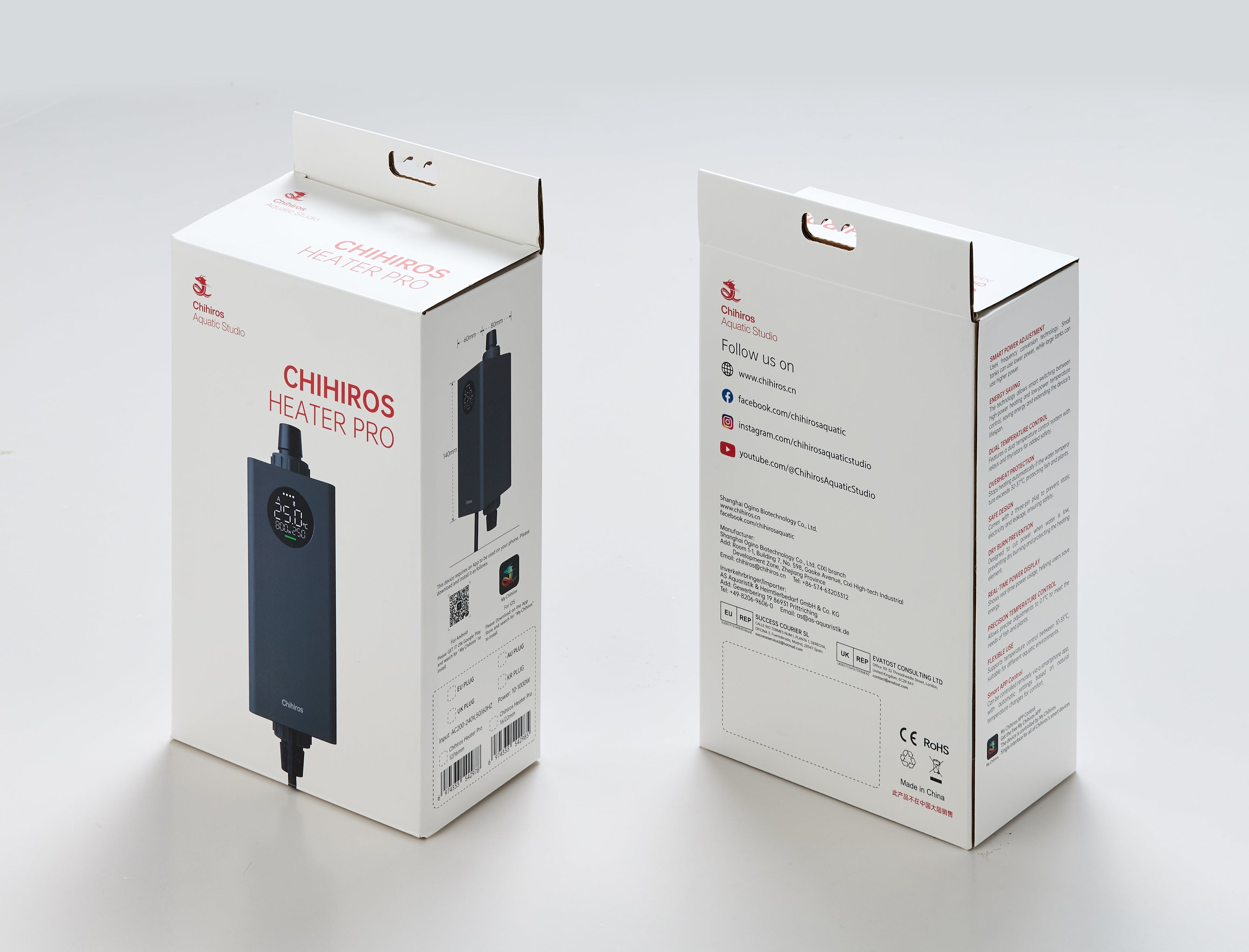 Chihiros Heater Pro EU Version 10-1000W